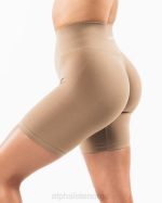 klær T442355 chai brun forsterke kort 6,5" kvinner Alphalete - Bilde 4