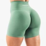 klær T442359 jade grønn forsterke kort 6,5" kvinner Alphalete