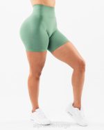klær T442359 jade grønn forsterke kort 6,5" kvinner Alphalete - Bilde 5