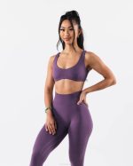 klær T44235 aster lilla aura sculpt bh kvinner Alphalete - Bilde 4