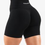 klær T442363 svart forsterke kort 6,5" kvinner Alphalete