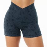 klær T442367 pebble print hval blå overflatestrøm kort 5" kvinner Alphalete