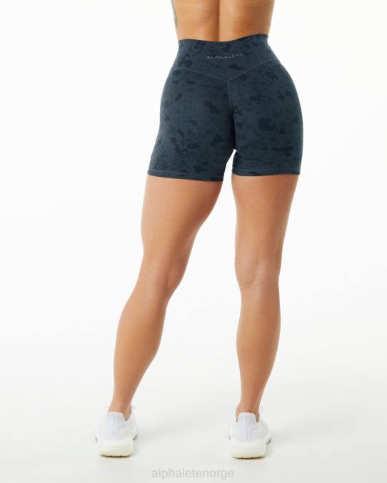 klær T442367 pebble print hval blå overflatestrøm kort 5" kvinner Alphalete - Bilde 3