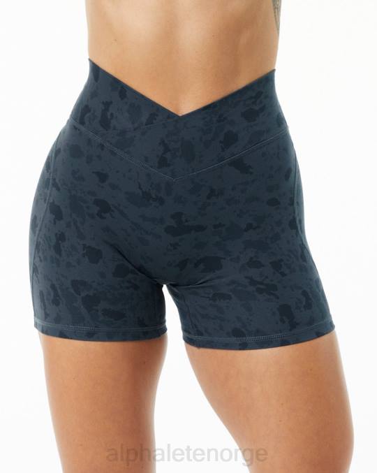 klær T442367 pebble print hval blå overflatestrøm kort 5" kvinner Alphalete - Bilde 1