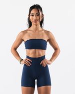 klær T44236 blekkblått aura bandeau kvinner Alphalete