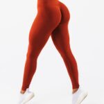 klær T442372 ganger kvadrat rød forsterke kontur legging kvinner Alphalete