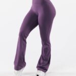 klær T442382 aster lilla aura blusset bukse kvinner Alphalete