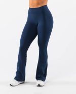 klær T442386 blekkblått aura blusset bukse høy kvinner Alphalete