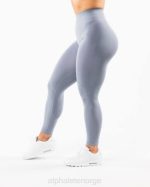 klær T442388 fortsatt vannblått forsterke legging kvinner Alphalete - Bilde 4