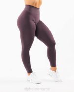 klær T442391 due lilla forsterke legging kvinner Alphalete - Bilde 5