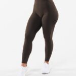 klær T442399 kashmir brun aura legging kvinner Alphalete