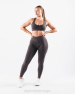 klær T442406 tinngrå forsterke kontur legging kvinner Alphalete - Bilde 2