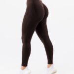 klær T442407 kashmir brun forsterke kontur legging kvinner Alphalete