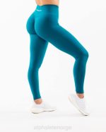 klær T442412 galaktisk havblått forsterke legging kvinner Alphalete - Bilde 5