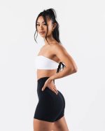 klær T44241 hvit aura bandeau kvinner Alphalete - Bilde 4