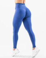 klær T442422 safirblå forsterke legging kvinner Alphalete