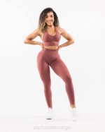 klær T442424 rosenrød forsterke legging kvinner Alphalete - Bilde 2