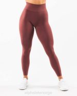 klær T442425 høstrød forsterke legging kvinner Alphalete - Bilde 3