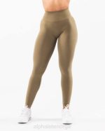 klær T442428 seljegrønn forsterke legging kvinner Alphalete - Bilde 3