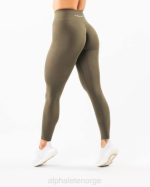 klær T442429 eikegrønn forsterke legging kvinner Alphalete