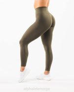 klær T442429 eikegrønn forsterke legging kvinner Alphalete - Bilde 4