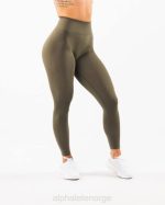 klær T442429 eikegrønn forsterke legging kvinner Alphalete - Bilde 5