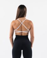 klær T44242 hvit aura bh med stropper kvinner Alphalete - Bilde 2