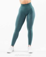 klær T442430 havblått forsterke legging kvinner Alphalete - Bilde 3
