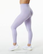 klær T442440 tåkete lilla lilla forsterke legging kvinner Alphalete - Bilde 4