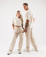 klær T442449 havsalt brun opprinnelse bukse unisex Alphalete - Bilde 2