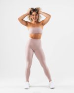 klær T44244 porselensbrun aura bandeau kvinner Alphalete - Bilde 3