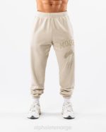 klær T442456 skall brunt Earth dye grafisk jogger unisex Alphalete