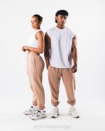 klær T442461 okerbrun jordfarge naturlig jogger unisex Alphalete - Bilde 2
