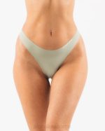 klær T442464 pudderblå/bladgrønn/pastellrosa sømløs stringtruse 3pk kvinner Alphalete - Bilde 4