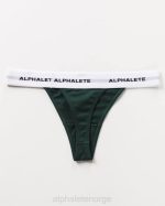 klær T442472 eviggrønn grønn akutt string kvinner Alphalete - Bilde 4