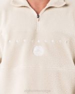 klær T442479 vanilje brun king kvart glidelås unisex Alphalete - Bilde 5