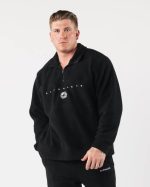 klær T442487 svart king kvart glidelås unisex Alphalete