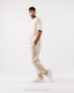 klær T442492 havsalt brun justert tee menn Alphalete - Bilde 2