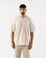 klær T442492 havsalt brun justert tee menn Alphalete
