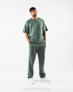 klær T442499 salvie grønn justert tee menn Alphalete - Bilde 2