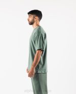 klær T442499 salvie grønn justert tee menn Alphalete - Bilde 3