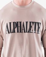 klær T442503 atmosfære brun republikk t-skjorte menn Alphalete - Bilde 5