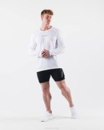 klær T442509 hvit aa airtech ls tee menn Alphalete - Bilde 2