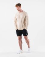 klær T442511 beige brun aa airtech ls tee menn Alphalete - Bilde 2