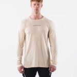 klær T442511 beige brun aa airtech ls tee menn Alphalete