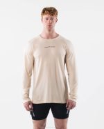 klær T442511 beige brun aa airtech ls tee menn Alphalete