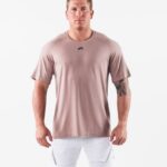 klær T442514 porselensbrun wolf head airtech t-skjorte menn Alphalete