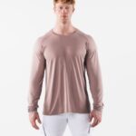 klær T442515 porselensbrun aa airtech ls tee menn Alphalete