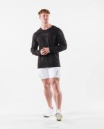 klær T442521 småstein brun aa airtech ls tee menn Alphalete - Bilde 2