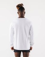 klær T442526 hvit aa paisley print ls t-skjorte menn Alphalete - Bilde 4